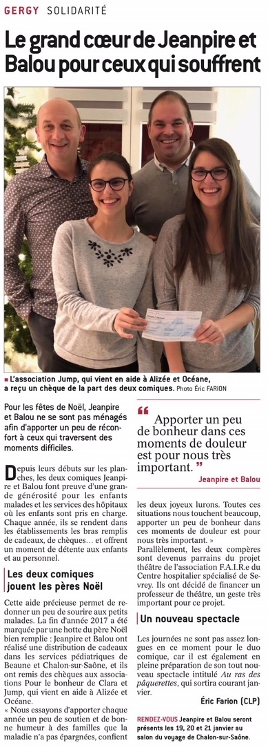 Article JSL Alizée Océane